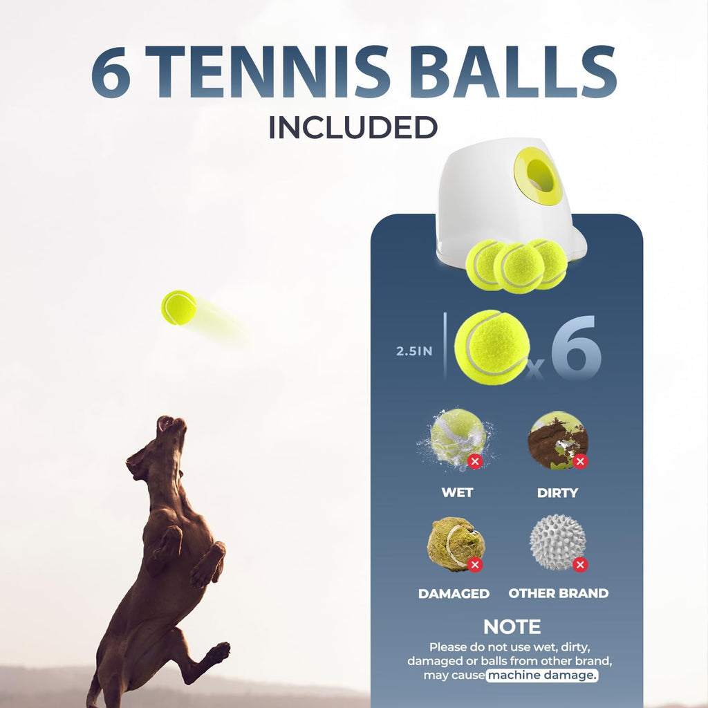 Smart Automatic Dog Ball Launcher – Interactive Fetch Toy